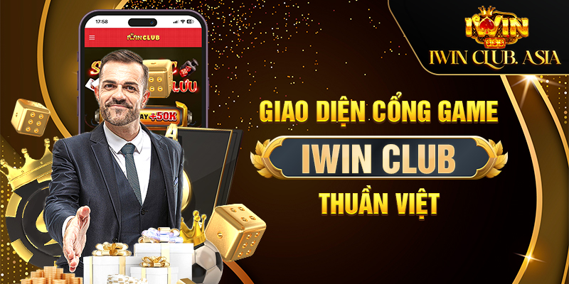 Giao diện cổng game IWin Club thuần Việt